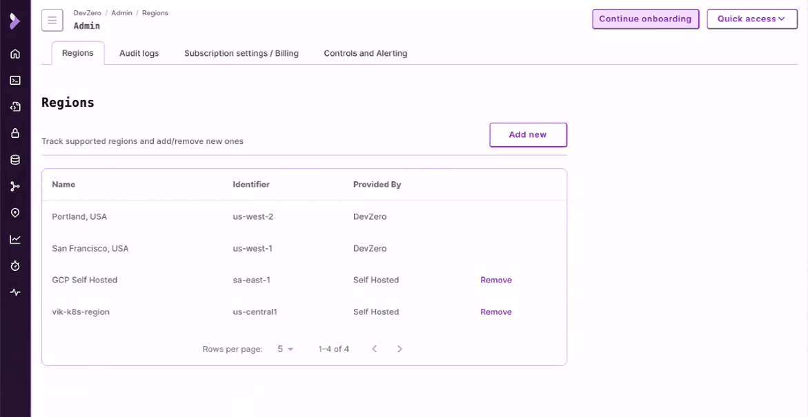 Configuring the cluster in the DevZero dashboard