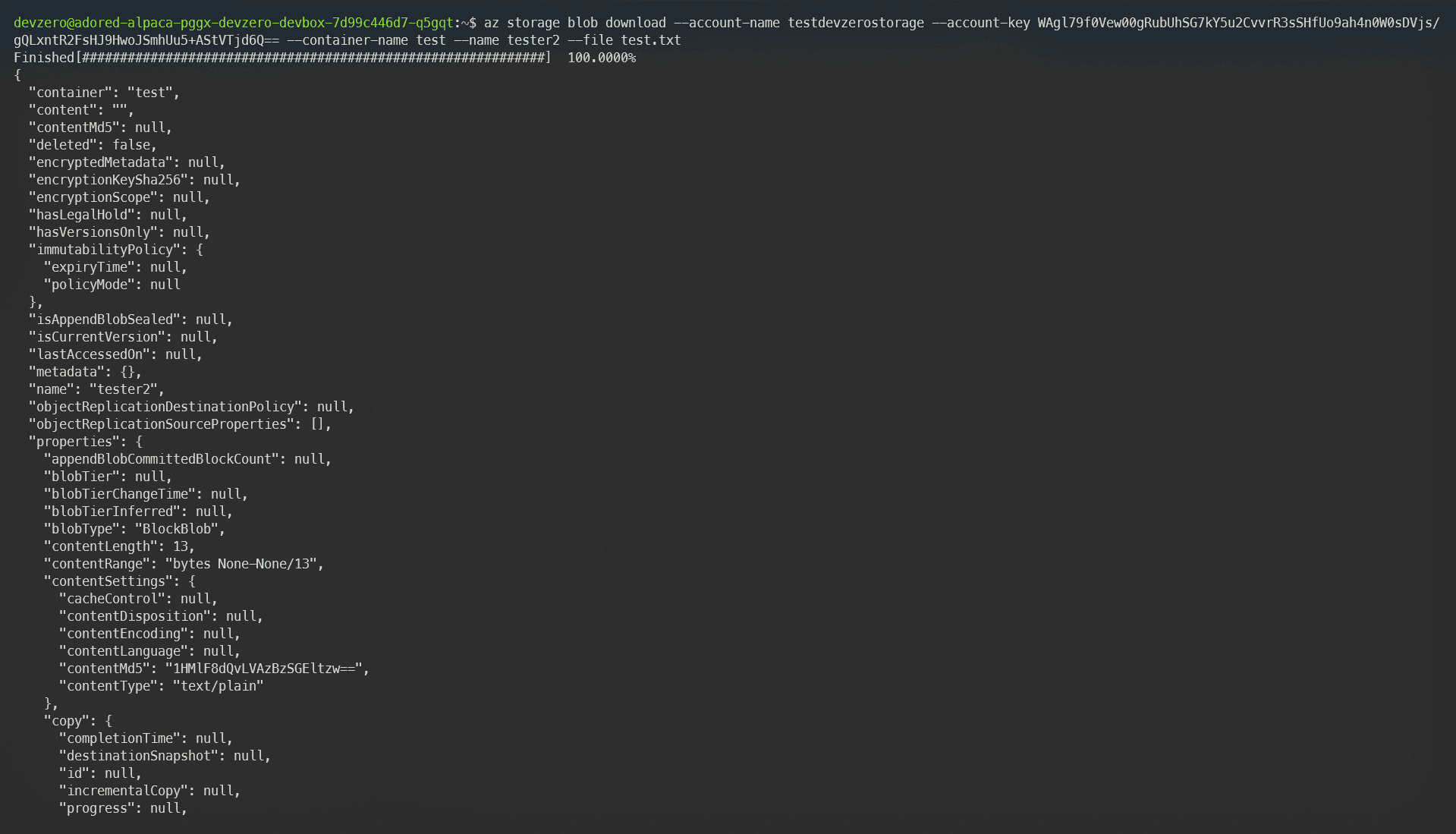 Azure Blob Storage Download 1