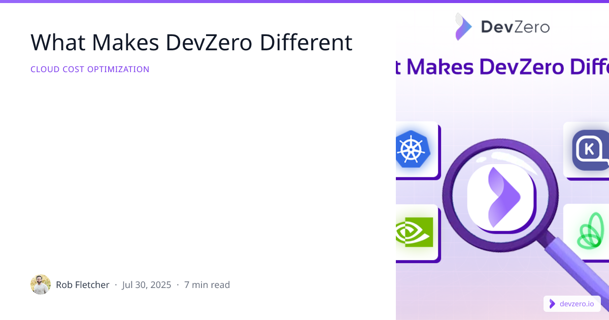 What Makes DevZero Different | DevZero